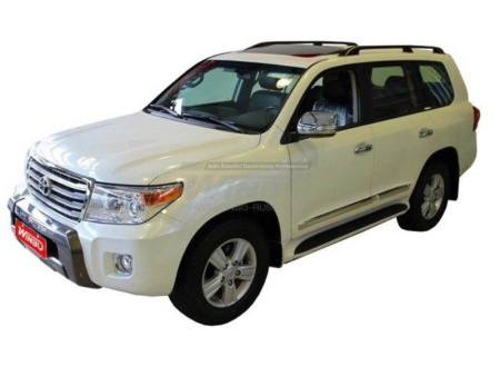 Toyota Land Cruiser 200 с 2012 года накладка переднего бампера в стиле Оригинал