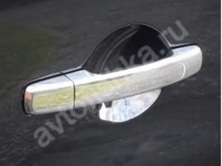 Nissan Pathfinder R51 накладки на дверные ручки из нержавеющей стали, комплект 2 штуки