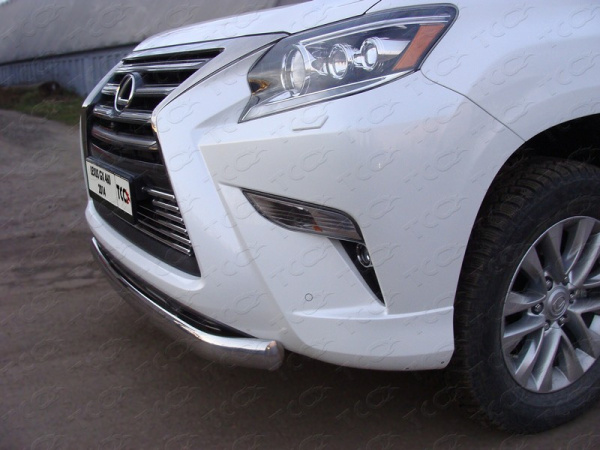Lexus GX (13–) Защита передняя нижняя (овальная) 75х42 мм