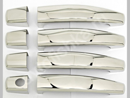 Opel Vectra C (2004-) накладки на ручки дверей из нержавеющей стали, 4 шт.