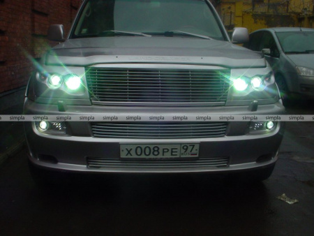 Toyota Land Cruiser 100 (98-07) Передний бампер Sport