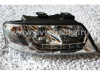 Audi A6 (01-03) фары передние линзовые хромированные, со светодиодной подсветкой, комплект 2 шт.