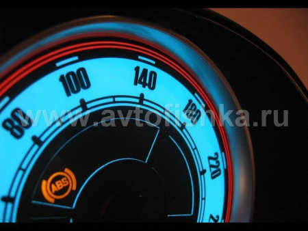 Audi A4 (95-01) (B5) светящиеся шкалы приборов - накладки на циферблаты панели приборов, дизайн № 2
