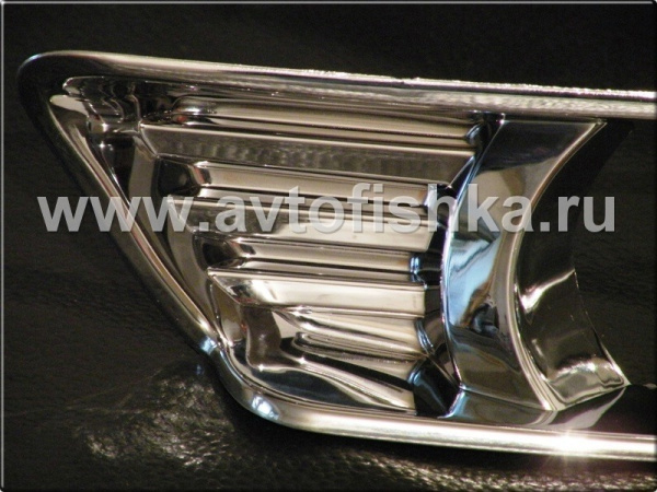 Toyota Camry V40 (2006-2009) рамки противотуманных передних фар хромированные, комплект 2 шт.