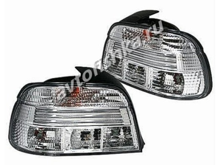 BMW 5 E39 фонари задние хромированные, комплект 2 шт.