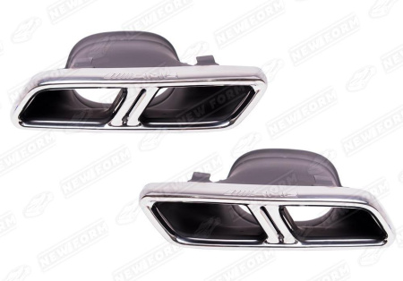 Mercedes-Benz GLC-Klasse C253 2016 - 2019 Насадки на глушитель 6.3S AMG хром