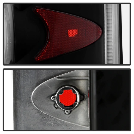 Jeep Grand Cherokee (93-98) фонари задние прозрачные, черные