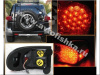 Toyota FJ Cruiser (07-) фонари задние светодиодные красно-тонированные, комплект 2 шт.