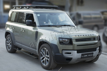 Land Rover Defender 2020 штатные выезжающие электропороги автоматические