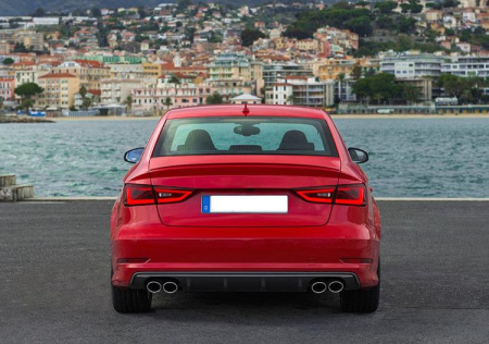 Диффузор S3 для Audi A3 седан 2013-2016 S-line версия