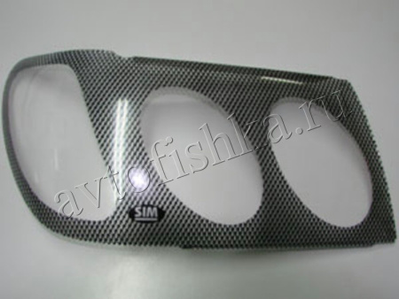 Защита передних фар карбон Toyota Land Cruiser 100 98-07