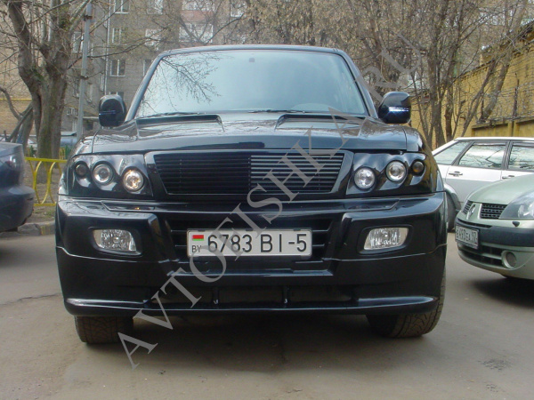 Mitsubishi PAJERO 3 (02-06) Фары DAKAR (комплект с креплениями) hella