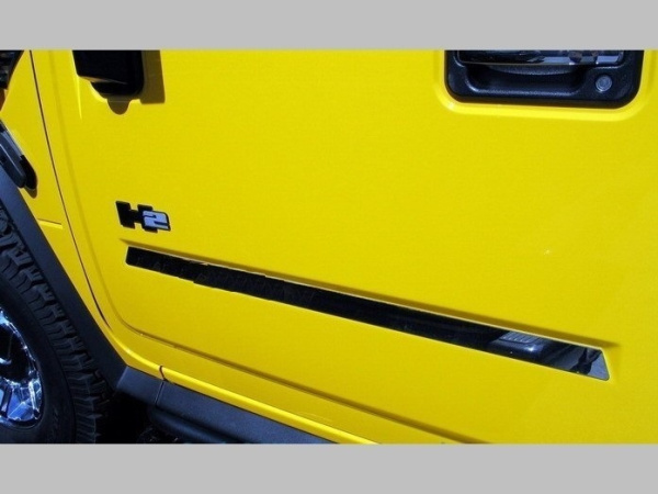 Hummer H2 молдинги дверей из нержавеющей стали, комплект 4 шт.
