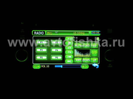 Toyota Land Cruiser Prado 120 автомагнитола, штатное головное устройство с GPS навигацией, TV