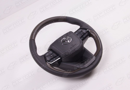 Toyota Land Cruiser LC 200 2007 - 2012 Руль коричневое дерево