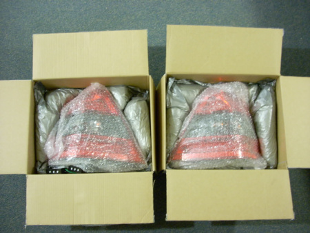 Mercedes C-class W202 (93-99) фонари задние светодиодные красно-тонированные