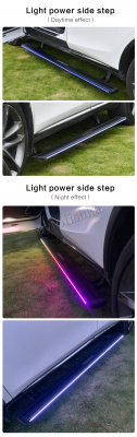 Land Rover Defender (20-) выдвижные электропороги с LED подсветкой