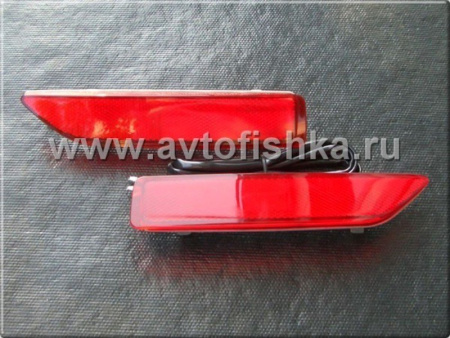 Honda CR-V III (06-) фонари заднего бампера светодиодные, комплект 2 шт.