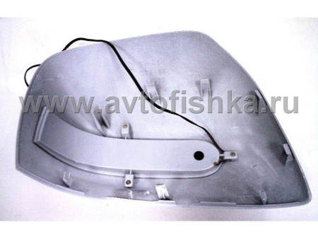 Toyota Land Cruiser 200, Lexus LX 570 (08-) корпуса боковых зеркал под покраску, со светодиодными поворотниками, комплект 2 шт.