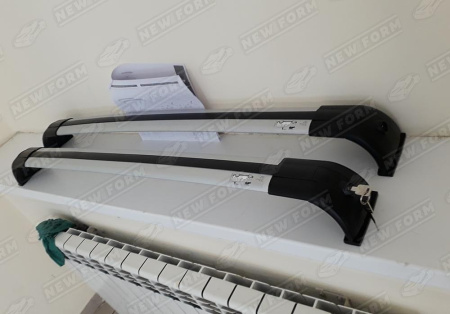 Land Rover Discovery 4 поколение (рестайлинг) 2013 - 2016 Поперечины серебристые