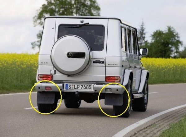 Mercedes-Benz G-Class W463 (91–18) Задние брызговики OEM
