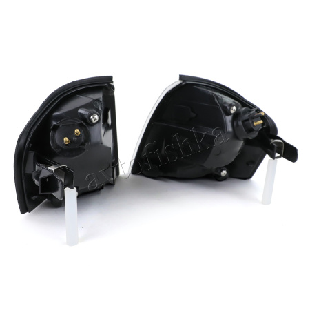 Mercedes C W202 (94-00) фары передние хромированные, комплект 2 шт.