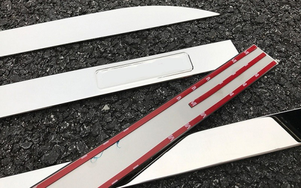 Skoda Kodiaq (16–) Молдинги на двери, 4 части, нерж. сталь