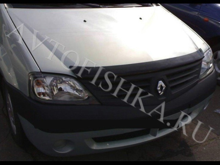 Дефлектор капота тeмный BREEZE Renault Logan 2004-