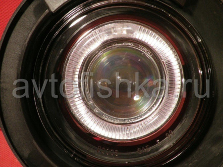 Ford Explorer (02-05) противотуманные линзовые фары со светящимися ободками, комплект 2 шт.