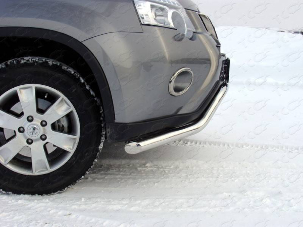 Nissan X-Trail (10–15) Защита передняя нижняя 60,3/75 мм