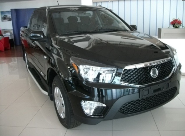 SsangYong Actyon Sport (12–) Штатные пороги Alyans