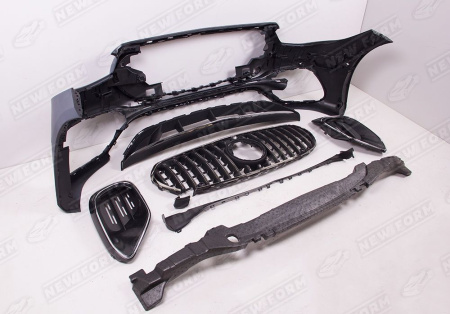 Mercedes-Benz S-Klasse W223 2020 - н.в. Обвес 63 AMG на штатную комплектацию с порогами