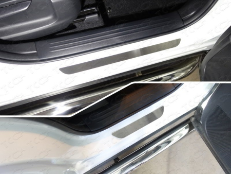 Mazda CX-5 (17–) Накладки на пороги (лист шлифованный) 4шт