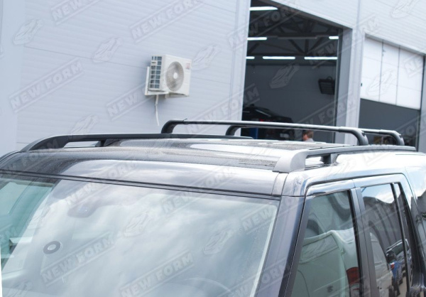 Land Rover Discovery 4 поколение 2009 - 2013 Комплект рейлинги и поперечины для Land Rover Discovery 4 черные