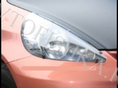 Защита перединх фар прозрачная Honda Jazz 2005-2008