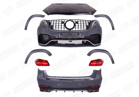 Mercedes-Benz GL-Klasse X166 2012 - 2016 Комплект полной внешней переделки автомобиля Mercedes GL X166 в Mercedes GLS X166.