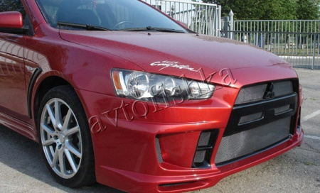 Mitsubishi Lancer 10 (07 – 16) бампер передний Extreme