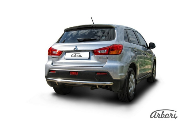 Защита заднего бампера Arbori d57 MITSUBISHI ASX 2010-2012