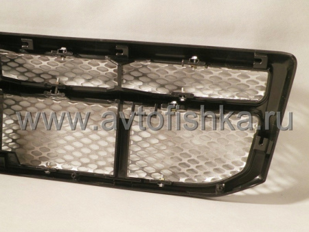 Toyota Land Cruiser Prado 120 (02-) решетка радиатора алюминиевая сетка с черной рамкой.