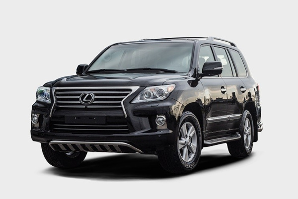 Lexus LX (12–) Решетка передняя мини низкая с защ 42 мм