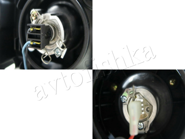 Nissan Maxima QX III A33 (00-06) фары передние линзовые со светящимися ободками, цвет хром