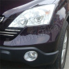 Honda CR-V (06-09) накладки хромированные на противотуманные фары, пластиковые, комплект 2 шт.