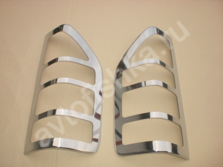 Mercedes Sprinter W901 (1998-) накладки на задние фонари из нержавеющей стали, 4 шт.