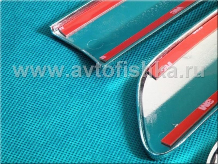 Lexus RX330 (03-) накладки на молдинги боковые хромированные, комплект 4 шт.