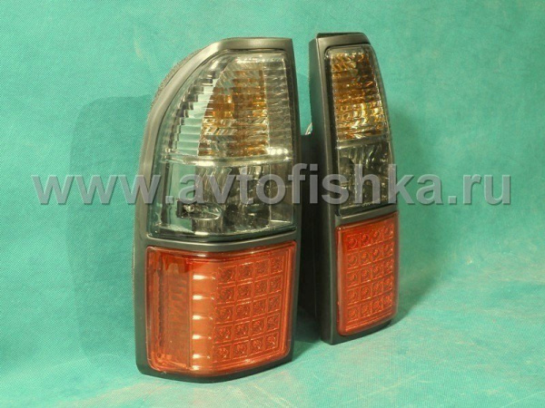 Toyota Land Cruiser Prado 90 (FJ90) (96-02) фонари задние светодиодные красно-тонированные, комплект 2 шт.