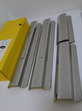 Chevrolet Lacetti (04-) 5 дверн. накладки на внутренние пороги, к-кт 4шт.