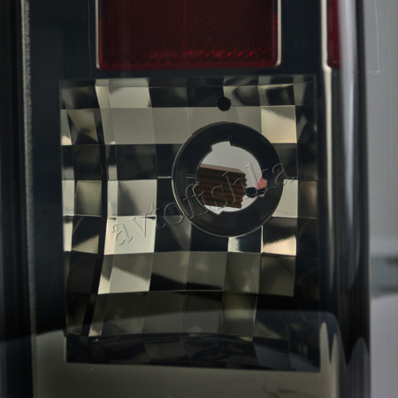 Hummer H3 (05-10) фонари задние хром-тонированные, диодные LED