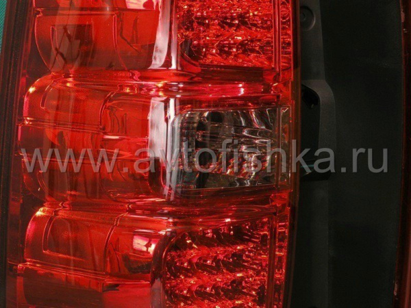 Chevrolet Tahoe, Suburban, GMC Yukon, Denali (07-) фонари задние светодиодные красно-тонированные, дизайн Оригинал, комплект 2 шт.