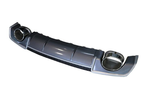 Диффузор RS3 с насадками для Audi A3 седан 2013-2016