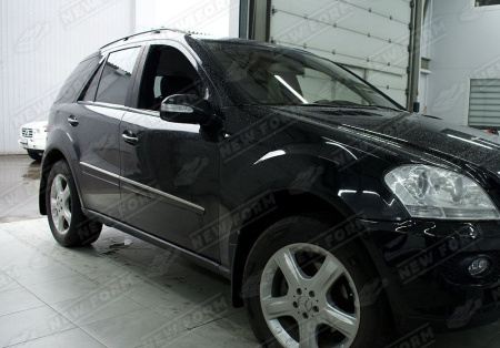Mercedes-Benz M-Klasse W164 рестайлинг 2008 - 2011 Зеркала черные рестайлинг